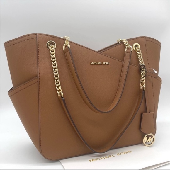Michael Kors Handbags - Michael Kors Large X Chain Shoulder Bag